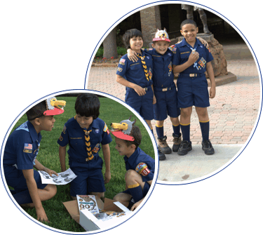 What is the name of the Cub Scout pack leader?