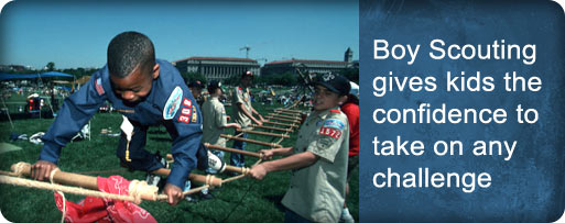 Boy Scouts building tomorrow's leaders