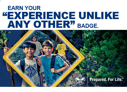 Earn Your Experience Unlike Any Other Badge