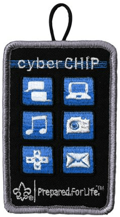 Cub Scout Cyber-chip badge