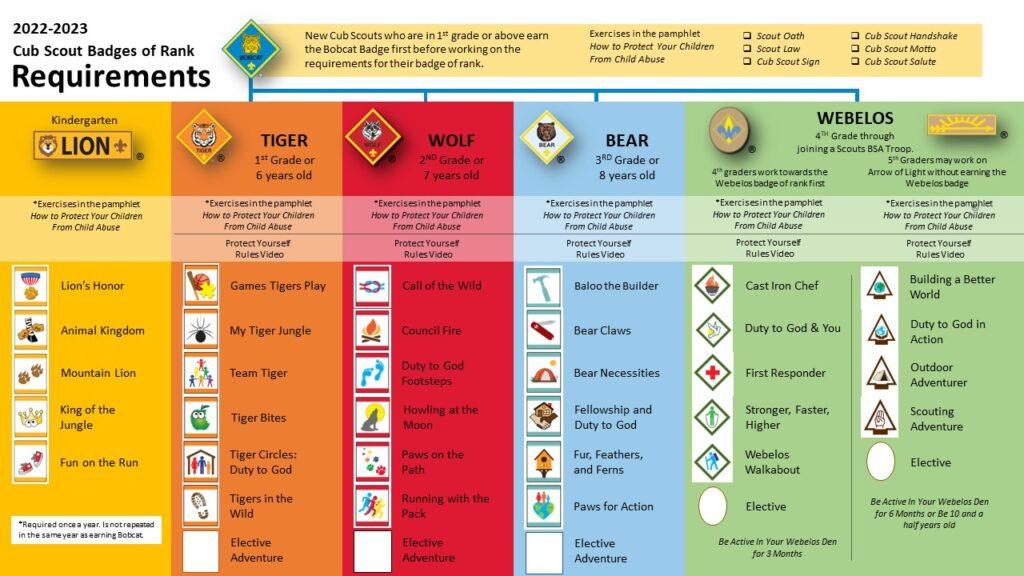 Overview of Merit Badges Required for Eagle Scouts