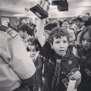Cub Scout Pinewood Derby winner