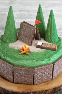 camp site cake