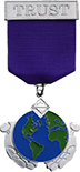 TRUST Award medal