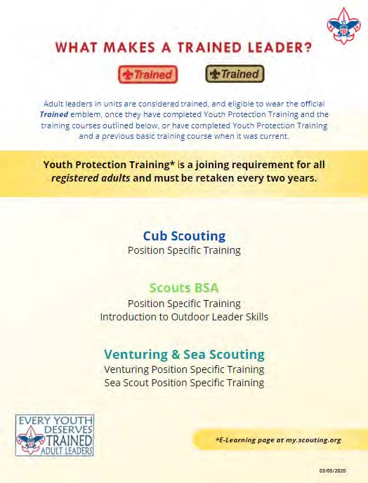 Training Updates Boy Scouts Of America