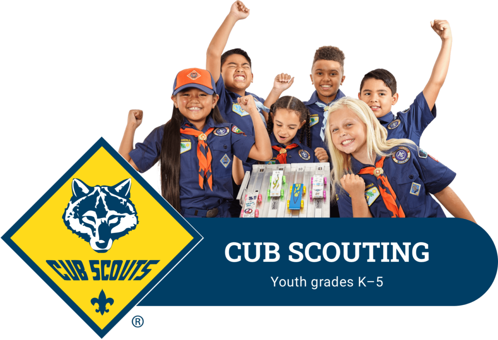 Cub Scouts Smiling