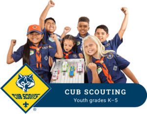 Cub Scouts Smiling