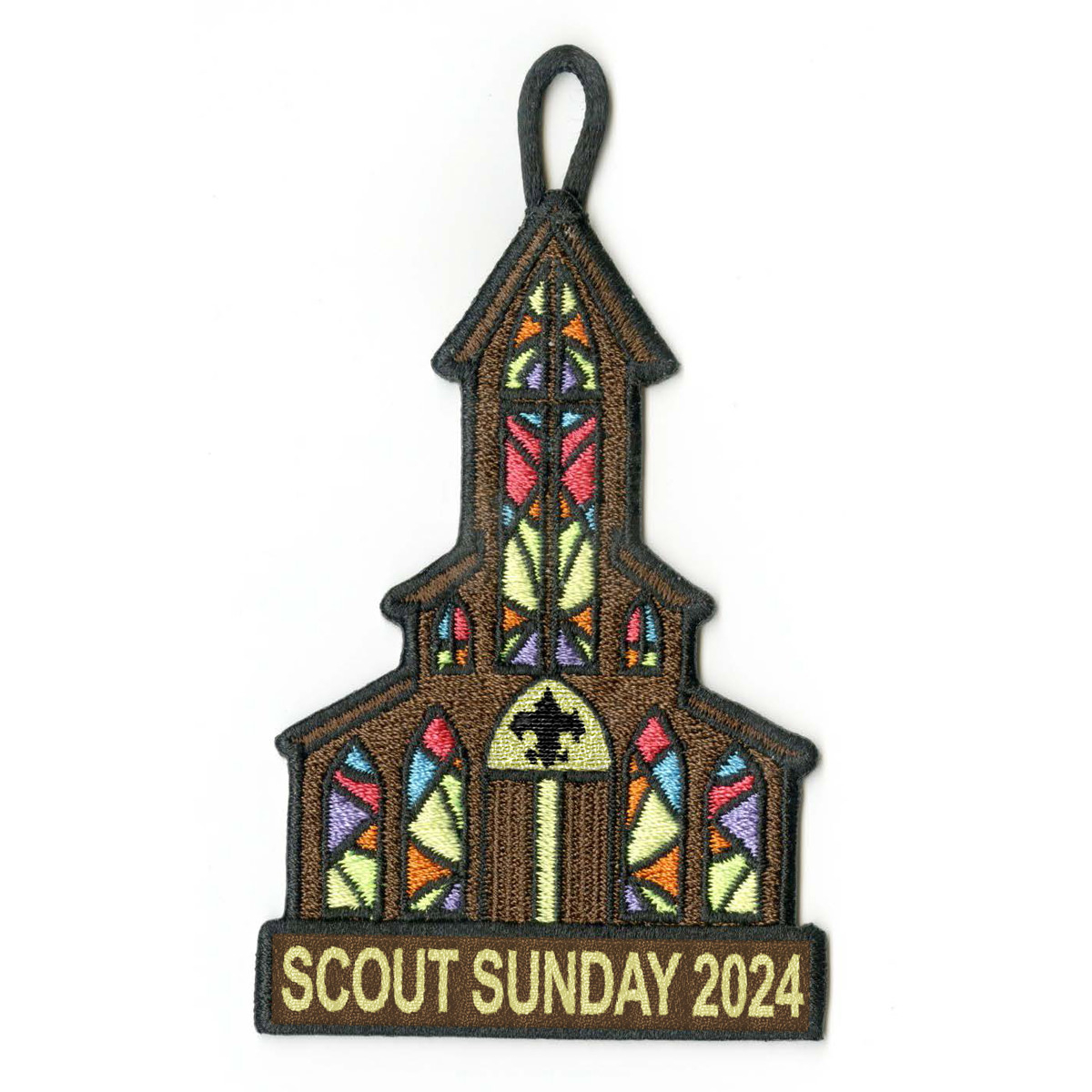 Scout Sunday emblem 2024